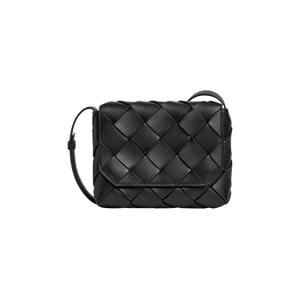 Bottega Veneta Diago Leather Crossbody Bag 'Black/Silver'