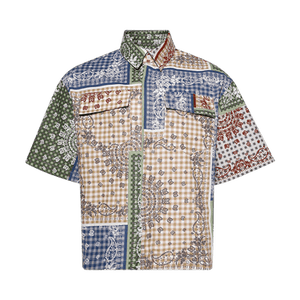 Rhude Bandana Boxy Work Shirt 'Multicolor'