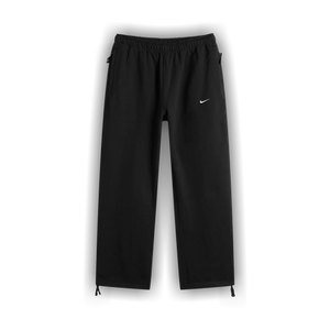 Nike Solo Swoosh Wide Fleece Pant 'Black'