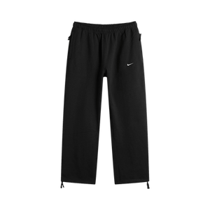 Nike Solo Swoosh Wide Fleece Pant 'Black'