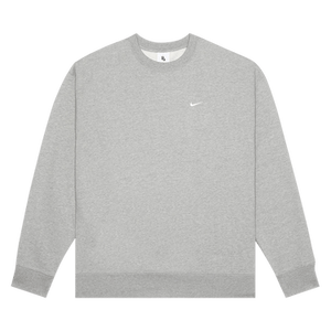 Nike Solo Swoosh Fleece Crewneck 'Grey'