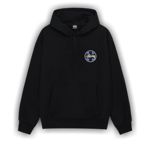 Stussy Cross Dot Hoodie 'Black'