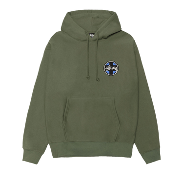 Stussy Cross Dot Hoodie 'Olive'