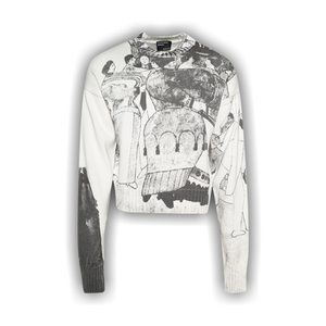 Enfants Riches Déprimés The Ballroom Dance Sweater 'White'