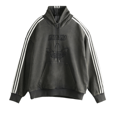adidas x Avavav Shoulderless Hoodie 'Carbon'