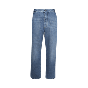 Bottega Veneta Rigid Denim Jeans 'Mid Blue'