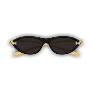 Bottega Veneta Cat Eye Sunglasses 'Shiny Solid Black'