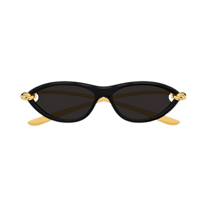 Bottega Veneta Cat Eye Sunglasses 'Shiny Solid Black'