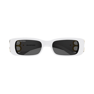 Balenciaga Rectangular Sunglasses 'White/Gold'