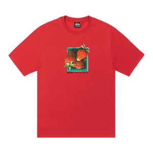 Stussy Berries Tee 'Cayenne'