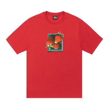 Stussy Berries Tee 'Cayenne'