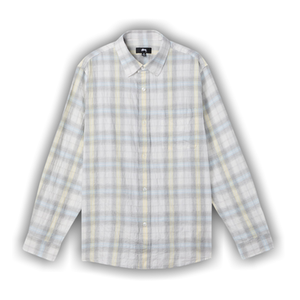 Stussy Beach Plaid Shirt 'Off White'