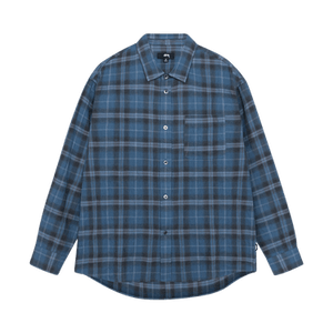 Stussy Beach Plaid Shirt 'Blue'