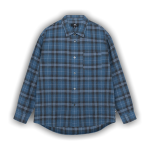 Stussy Beach Plaid Shirt 'Blue'
