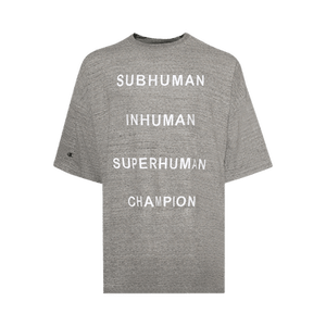 Rick Owens x Champion Tommy T-Shirt 'Grey Melange'