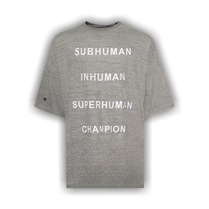 Rick Owens x Champion Tommy T-Shirt 'Grey Melange'