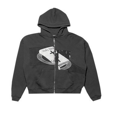 Enfants Riches Déprimés Holy Bible Assemblage Baggy Zip Hoodie 'Black'