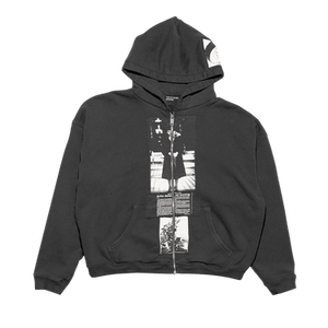Enfants Riches Déprimés Artist Defends Baggy Assemblage Zip Hoodie 'Faded Black'