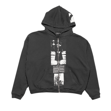 Enfants Riches Déprimés Artist Defends Baggy Assemblage Zip Hoodie 'Faded Black'