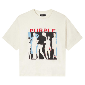 PURPLE BRAND Jersey Oversized T-Shirt 'Off White'