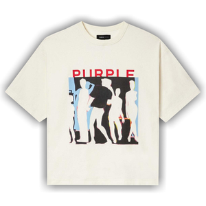 PURPLE BRAND Jersey Oversized T-Shirt 'Off White'