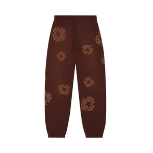 Denim Tears Mono Cotton Wreath Sweatpants 'Brown'