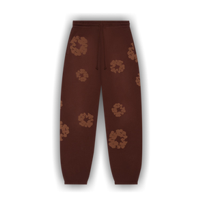 Denim Tears Mono Cotton Wreath Sweatpants 'Brown'