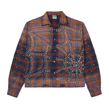 Vale Forever Purple Fever Flannel 'Blue/Orange'