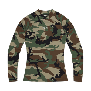 Corteiz Litework Compression Top 'Woodland Camo'