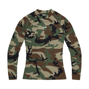 Corteiz Litework Compression Top 'Woodland Camo'