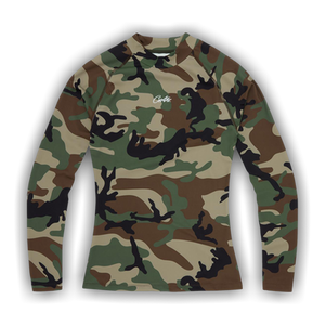 Corteiz Litework Compression Top 'Woodland Camo'