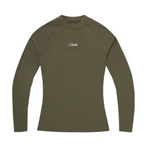 Corteiz Litework Compression Top 'Olive'