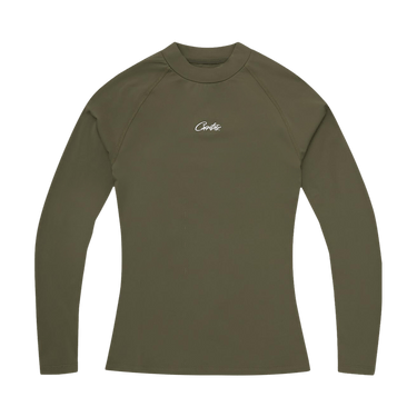 Corteiz Litework Compression Top 'Olive'