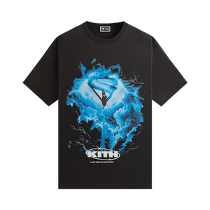 Kith x Superman Lightning Vintage Tee 'Black'