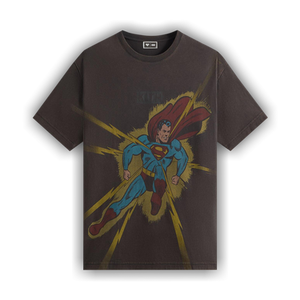 Kith x Superman Lightning Bolt Tee 'Black'