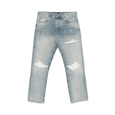 Amiri Suede Straight MX1 Jean 'Antique Indigo'