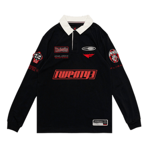Air Jordan Essentials Long-Sleeve Rugby Top 'Black'