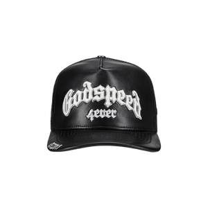 Godspeed GS Forever Premium Leather Trucker Hat 'Black'