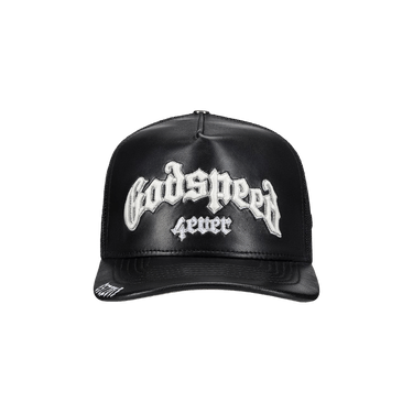 Godspeed GS Forever Premium Leather Trucker Hat 'Black'