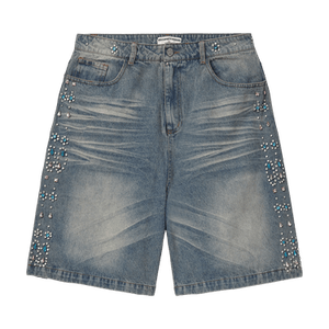 Vale Forever Candy Jorts 'Mid Blue'