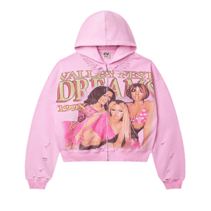 Vale Forever Dreams Zip Up Hoodie 'Pink'