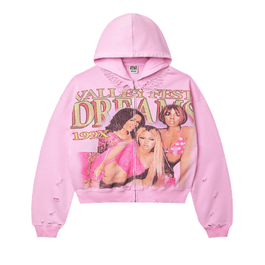 Vale Forever Dreams Zip Up Hoodie 'Pink'