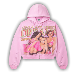 Vale Forever Dreams Zip Up Hoodie 'Pink'