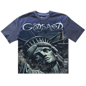 Godspeed Sunken Liberty 2 T-Shirt 'Grey Wash'