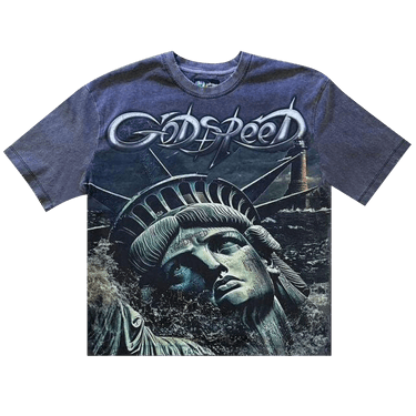 Godspeed Sunken Liberty 2 T-Shirt 'Grey Wash'