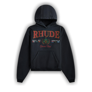 Rhude Bay of Angels Yacht Hoodie 'Vintage Black'