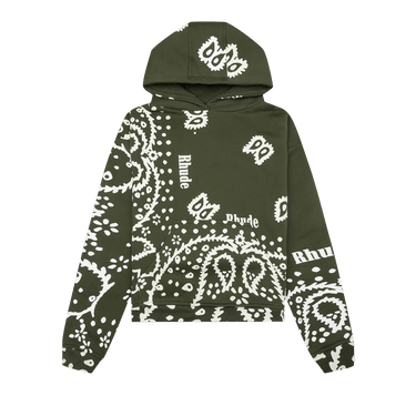 Rhude Bandana Hoodie 'Olive'
