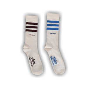 adidas 3-Stripes Socks 'Chalk White/Chalk White'