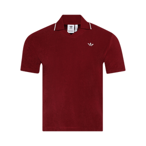 adidas x Wales Bonner Polo Shirt 'Collegiate Burgundy'