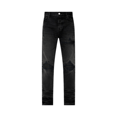 Amiri Leather Straight MX1 Jean 'Vintage Black'